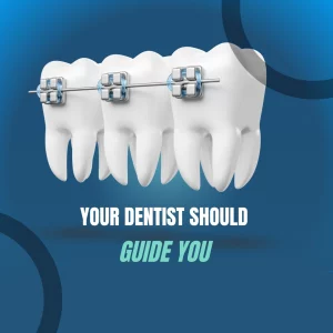 Your dentist tailors and monitors your braces treatment for a straighter, healthier smile.